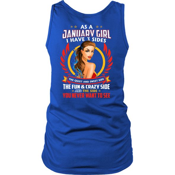 Limited Edition ***January Girl 3 - Sides*** Shirts & Hoodies