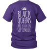 Limited Edition ***Black Women Born In September*** Shirts & Hoodies
