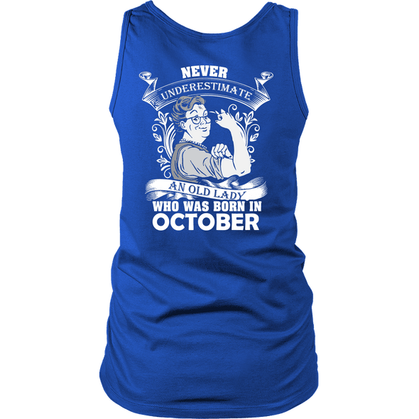 Limited Edition ***Old Lady Born In October*** Shirts & Hoodie