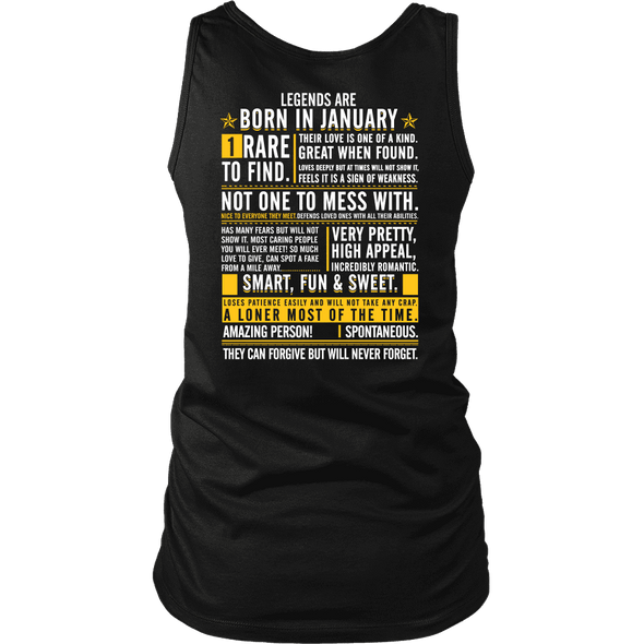 Legends Are Born In January ***Limited Edition Shirt***