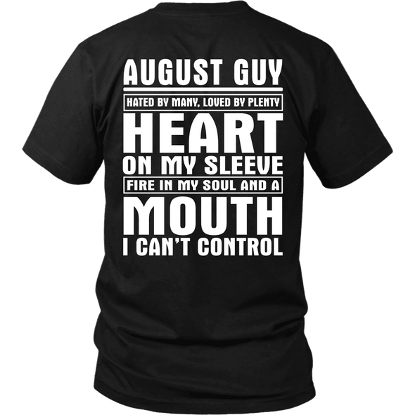 Limited Edition ***August Guy - Can't Control Mouth Back Print*** Shirts & Hoodies