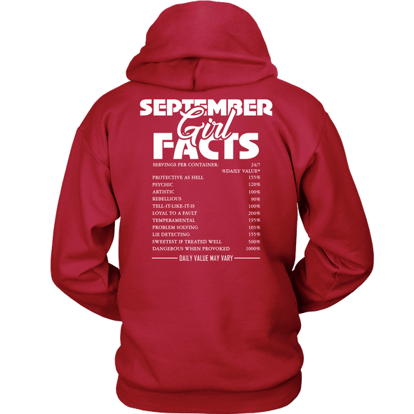 Limited Edition ***September Girl Facts*** Shirts & Hoodies