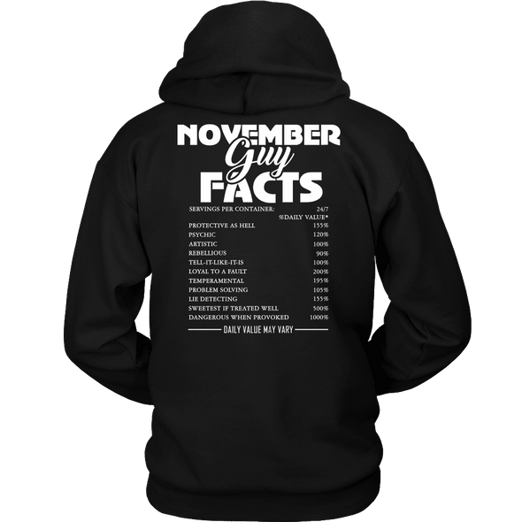 Limited Edition *** November Guy Facts*** Shirts & Hoodies