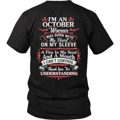 Limited Edition ***October Women Heart On Sleeve*** Shirts & Hoodies