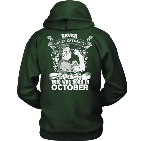 Limited Edition ***Old Lady Born In October*** Shirts & Hoodie