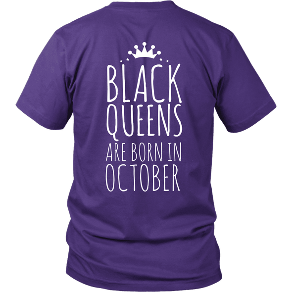Limited Edition ***Black Queen Born In October*** Shirts & Hoodies