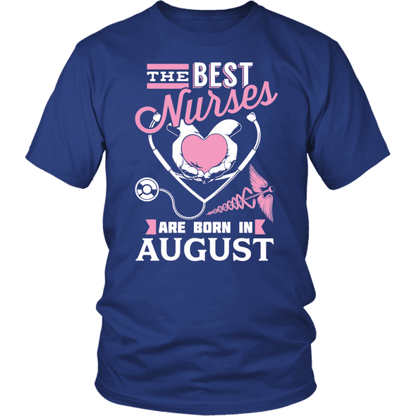 Best Nurses Are Born In August Women Shirts, Hoodie & Tank
