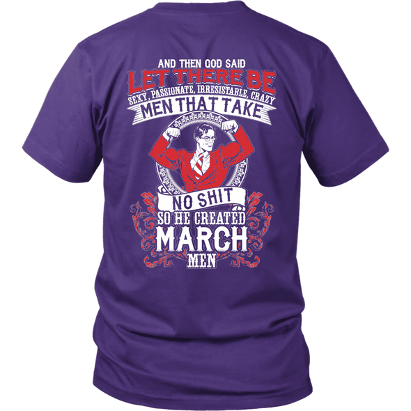 Limited Edition **God Created March Men** Shirts & Hoodies
