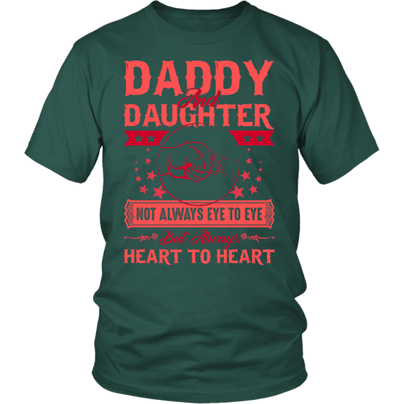 Daddy Daughter - Heart To Heart Shirt, Hoodie & Tank