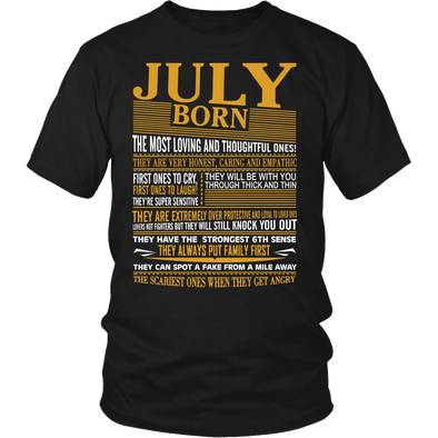 ***LIMITED EDITION****BORN IN JULY SHIRTS - NOT AVAILABLE IN STORES