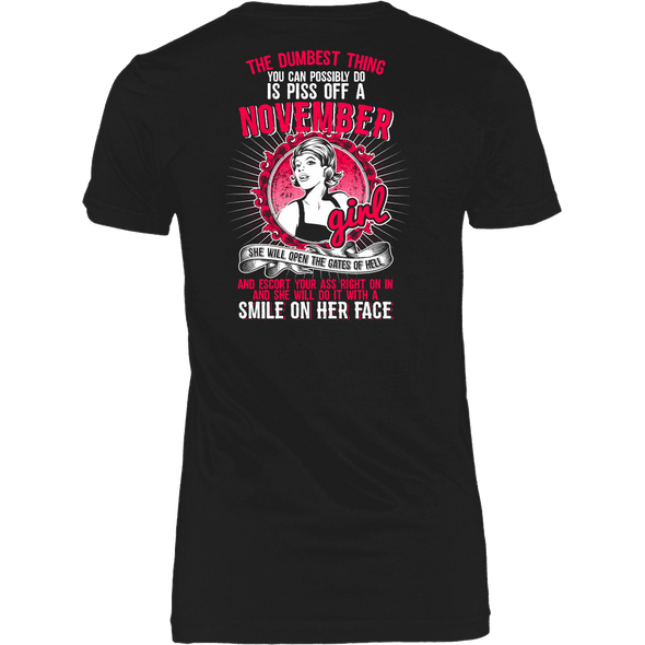 Limited Edition ***Piss Of November Girl*** Shirts & Hoodies