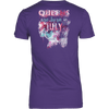 **Limited Edition** July Born Queen Back Print Shirt