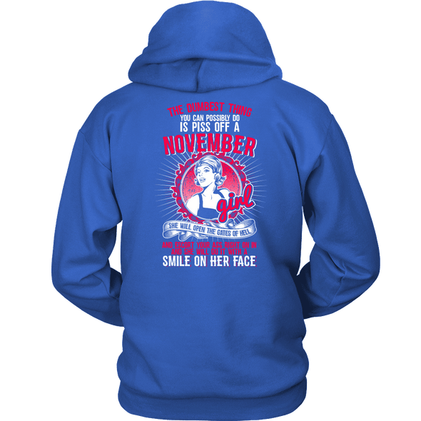 Limited Edition ***Piss Of November Girl*** Shirts & Hoodies