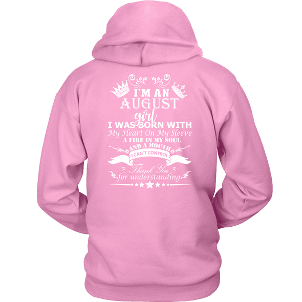 August Born Girl White Printed Shirts
