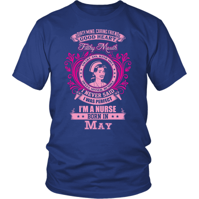 May Born Good Heart Nurse Shirt, Hoodies, Tank