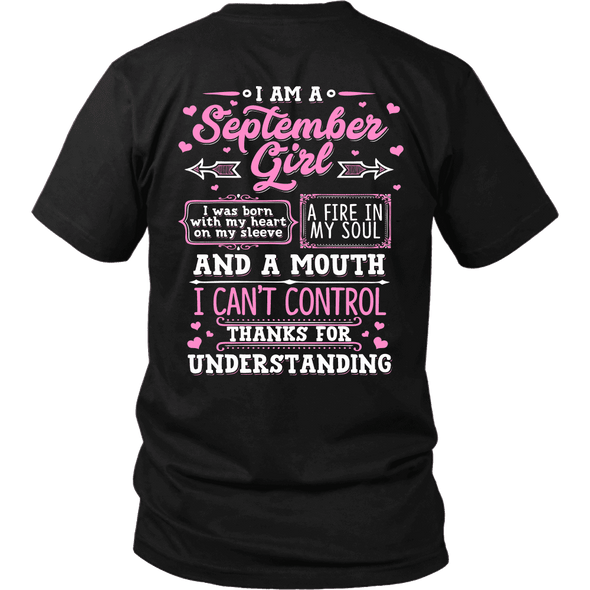 Limited Edition ***September Girl Heart On Sleeve*** Shirts & Hoodies