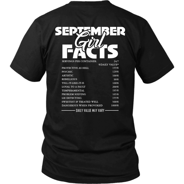 Limited Edition ***September Girl Facts*** Shirts & Hoodies