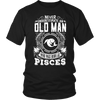Old Man Pisces Shirt, Tank & Hoodie