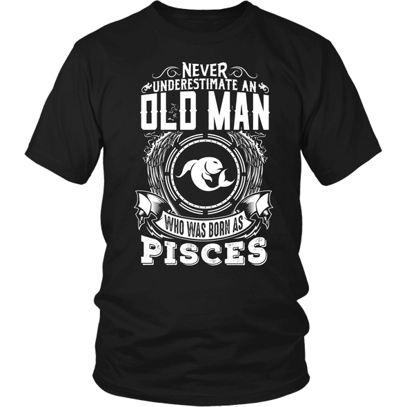 Old Man Pisces Shirt, Tank & Hoodie