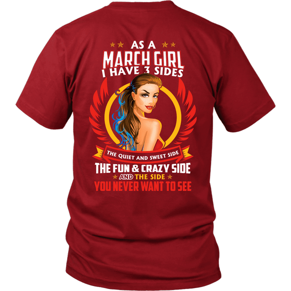 Limited Edition ***March Girl - 3 - Sides*** Shirts & Hoodies