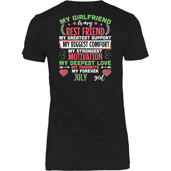 Limited Edition Back Printed My Favorite & Forever July Girl