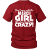 Limited Edition ***March Crazy Girl*** Shirts & Hoodies