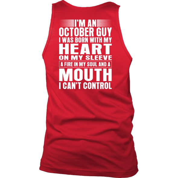 Limited Edition **October Guy Heart On Sleeve Back Print*** Shirts & Hoodies