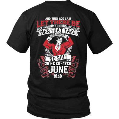 Limited Edition **God Created June Men** Shirts & Hoodies