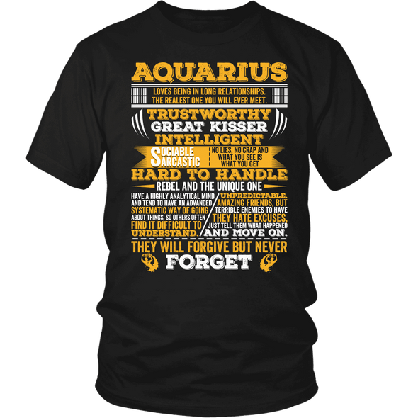 Long Quote Aquarius Shirt, Hoodie & Tank