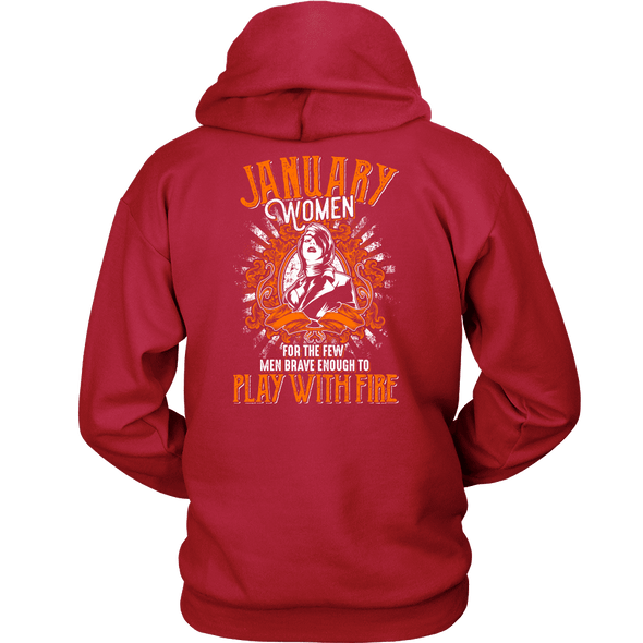 Limited Edition January Women Play With Fire Back Print Shirt