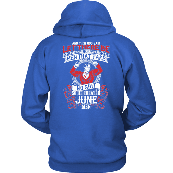 Limited Edition **God Created June Men** Shirts & Hoodies