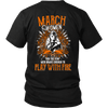 Limited Edition March Women Play With Fire Back Print Shirt