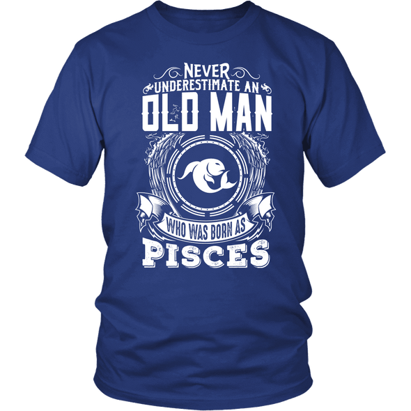 Old Man Pisces Shirt, Tank & Hoodie