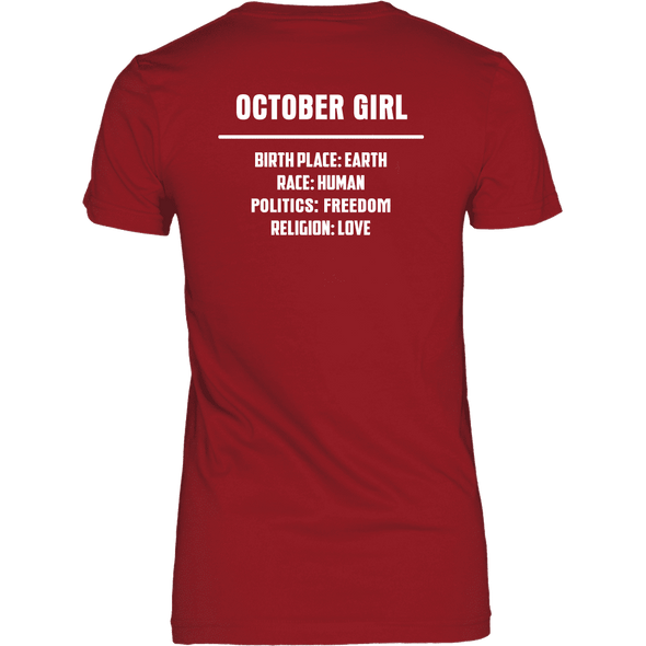 Limited Edition **October Girl Birth Place** Shirts & Hoodies