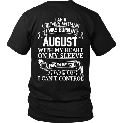 Limited Edition August Grumpy Women White Back Print