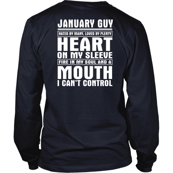 Limited Edition ***January Guy - Can't Control Mouth Back Print*** Shirts & Hoodies