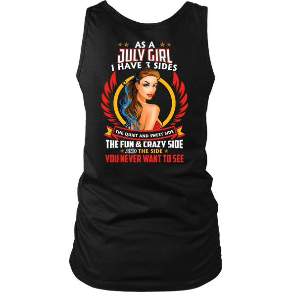 Limited Edition ***July Girl 3 - Sides*** Shirts & Hoodies