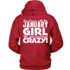 Limited Edition ***January Crazy Girl*** Shirts & Hoodies