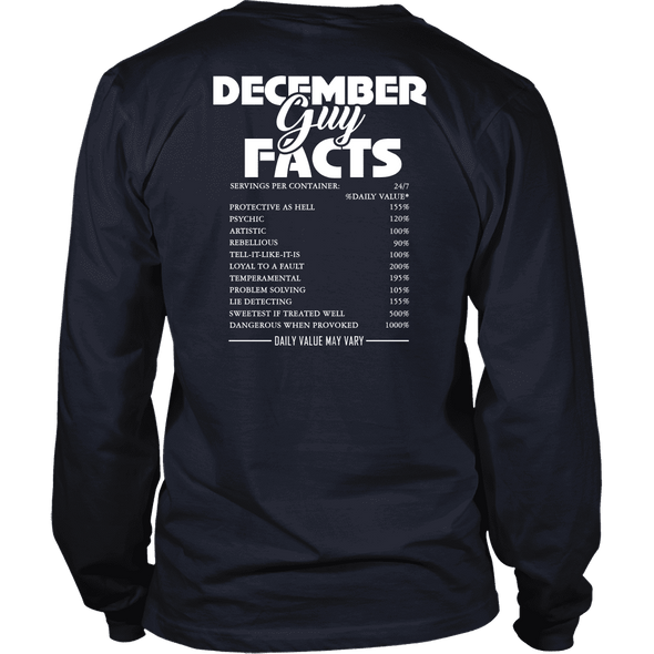 Limited Edition ***December Guy Facts*** Shirts & Hoodies