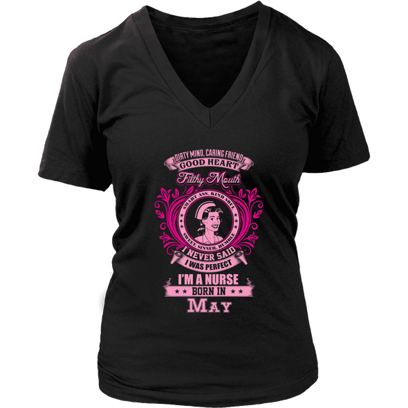 May Born Good Heart Nurse Shirt, Hoodies, Tank