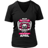 April Women Who Loves Pug Shirt, Hoodie & Tank
