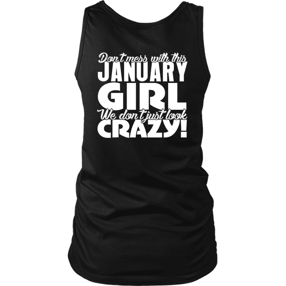 Limited Edition ***January Crazy Girl*** Shirts & Hoodies