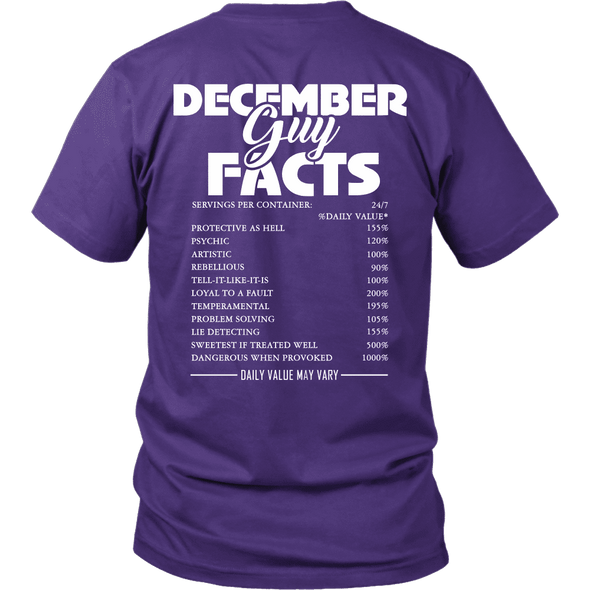 Limited Edition ***December Guy Facts*** Shirts & Hoodies