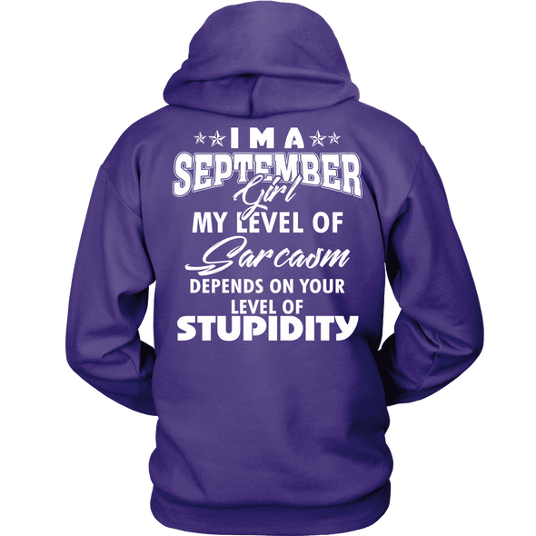 Limited Edition ***September Sarcasm Girl*** Shirts & Hoodies