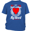 My Sons Wings Cover My Heart Shirts, Hoodie & Tank