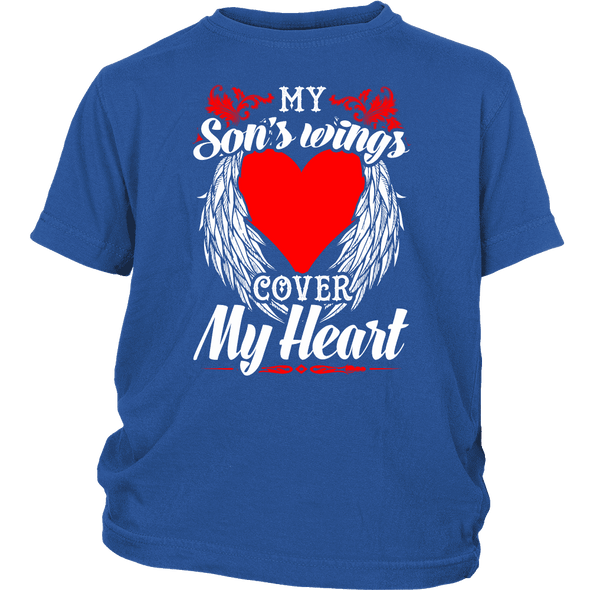 My Sons Wings Cover My Heart Shirts, Hoodie & Tank