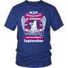September Women Who Loves Pitbull Shirt, Hoodie & Tank