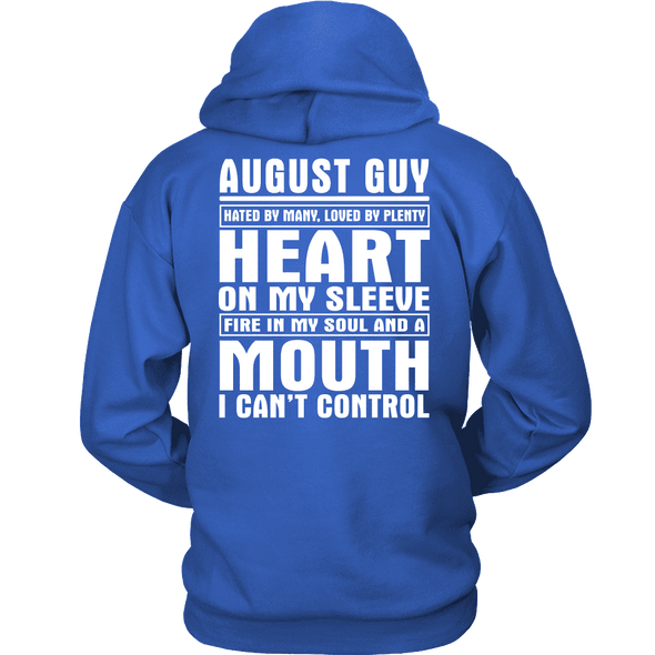 Limited Edition ***August Guy - Can't Control Mouth Back Print*** Shirts & Hoodies