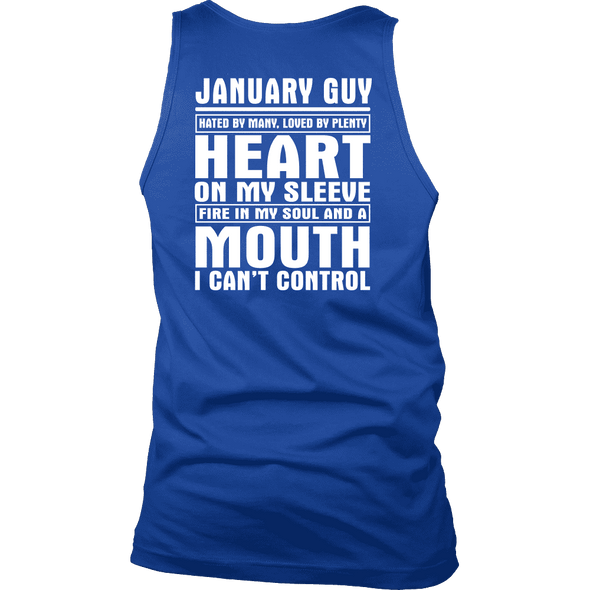 Limited Edition ***January Guy - Can't Control Mouth Back Print*** Shirts & Hoodies