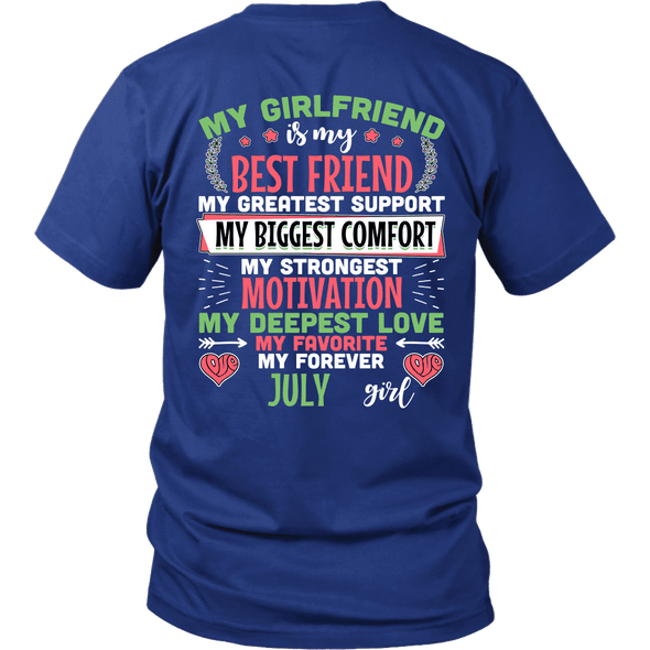 Limited Edition Back Printed My Favorite & Forever July Girl